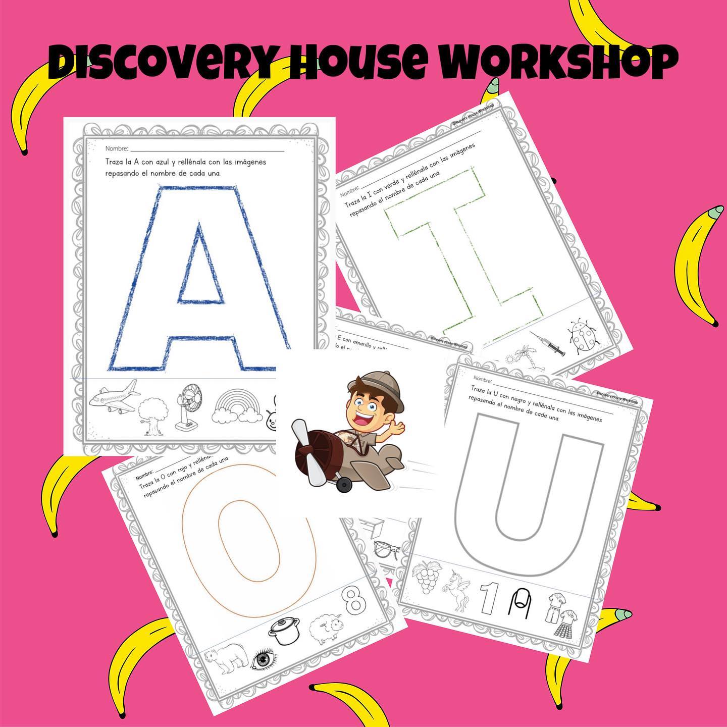 Las Vocales (Hojas de Tareas)