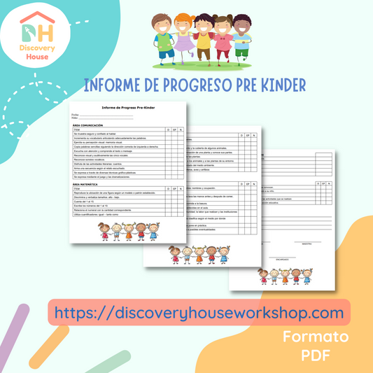Informe de Progreso de Pre Kinder
