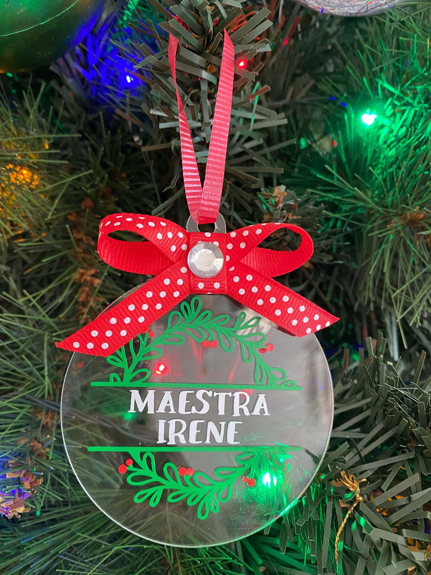 Adorno de Navidad Maestro