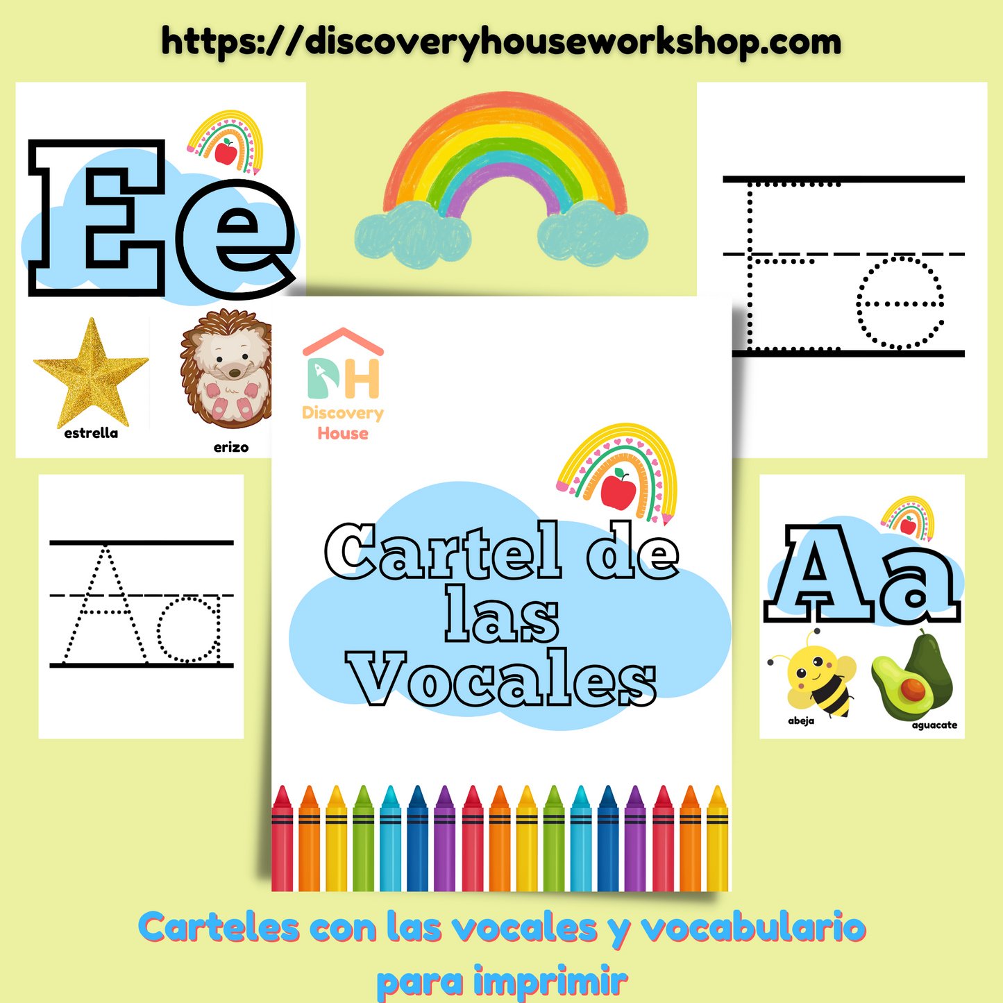 Carteles de las Vocales