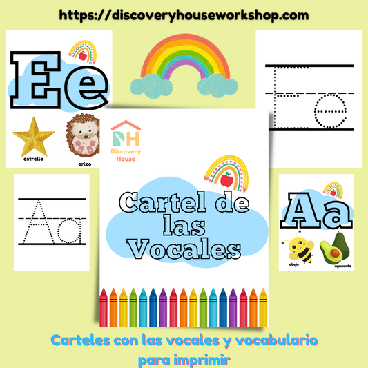 Carteles de las Vocales