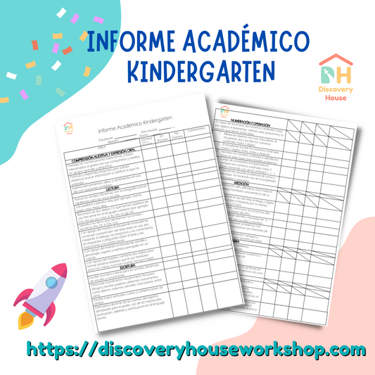 Informe de Académico Kindergarten