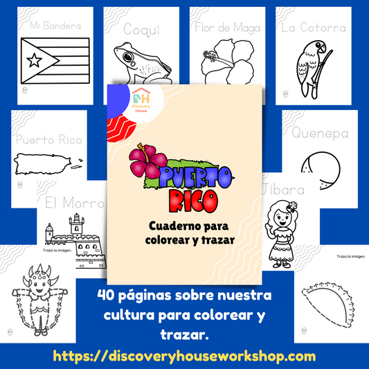 Cuaderno de Puerto Rico Para Colorear