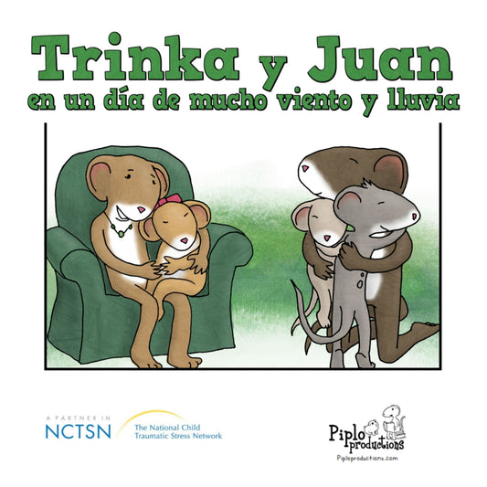 Cuento Trinka y Juan en un día de mucho viento y lluvia