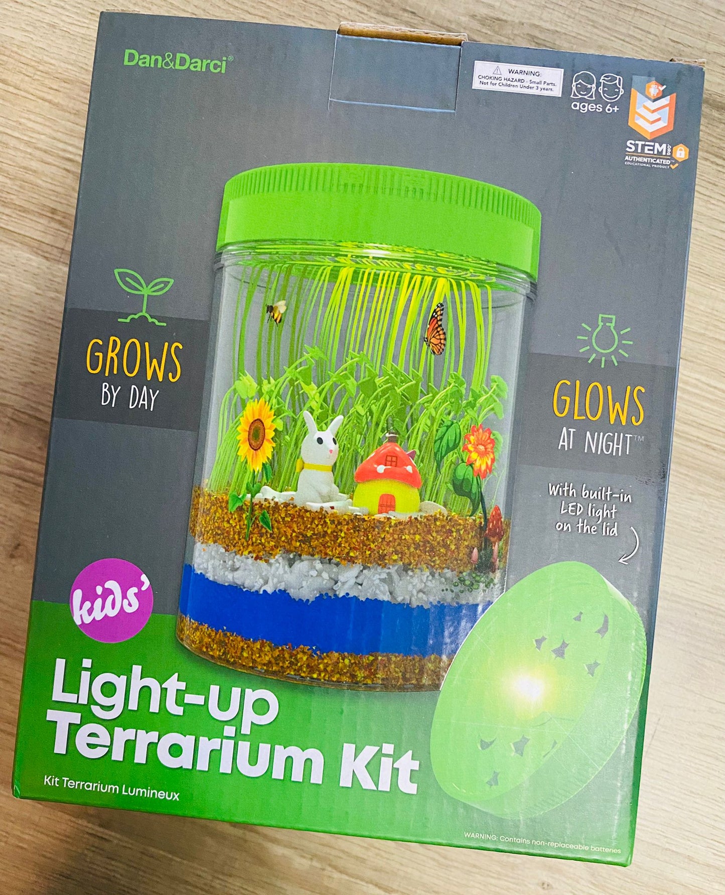 Kit de Terrario con Luz LED