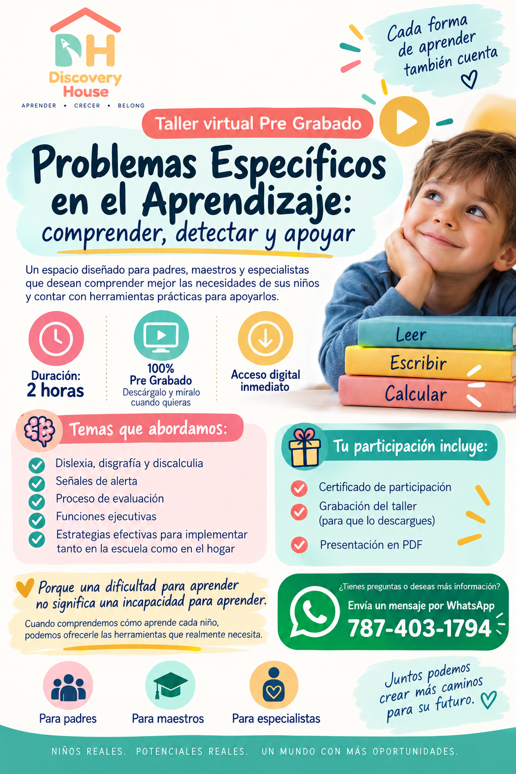 Taller: Problemas Específicos en el Aprendizaje