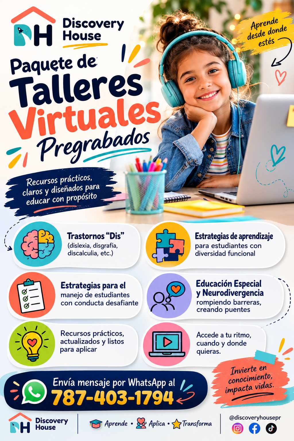 Paquete de Talleres Virtuales Pre Grabados