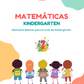 Matemáticas Kindergarten (Hojas de Tareas)