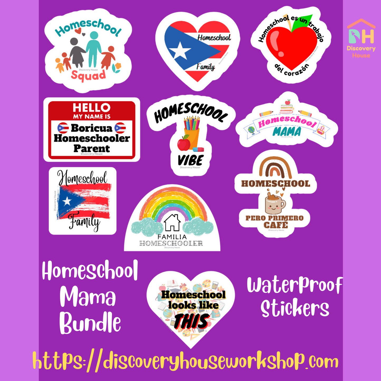 Homeschool Mama Stickers