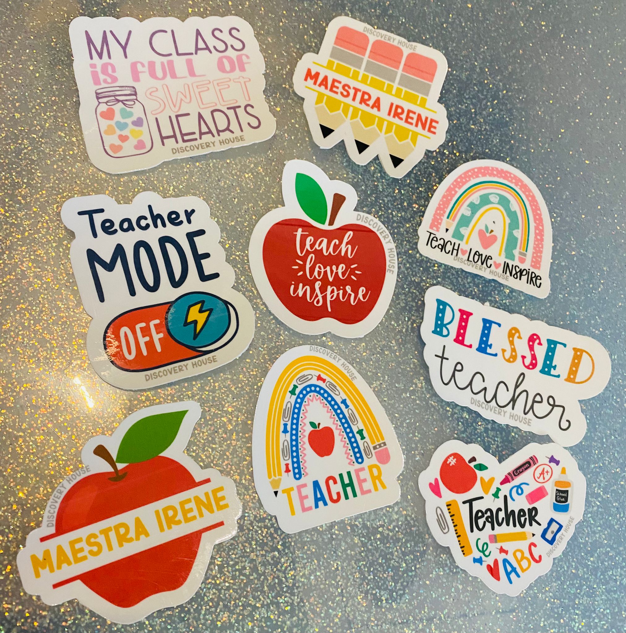 Bundle Stickers Maestra/o – Discovery House Workshop